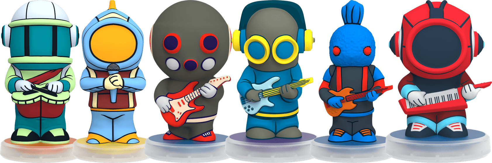 The Space Mariners line-up