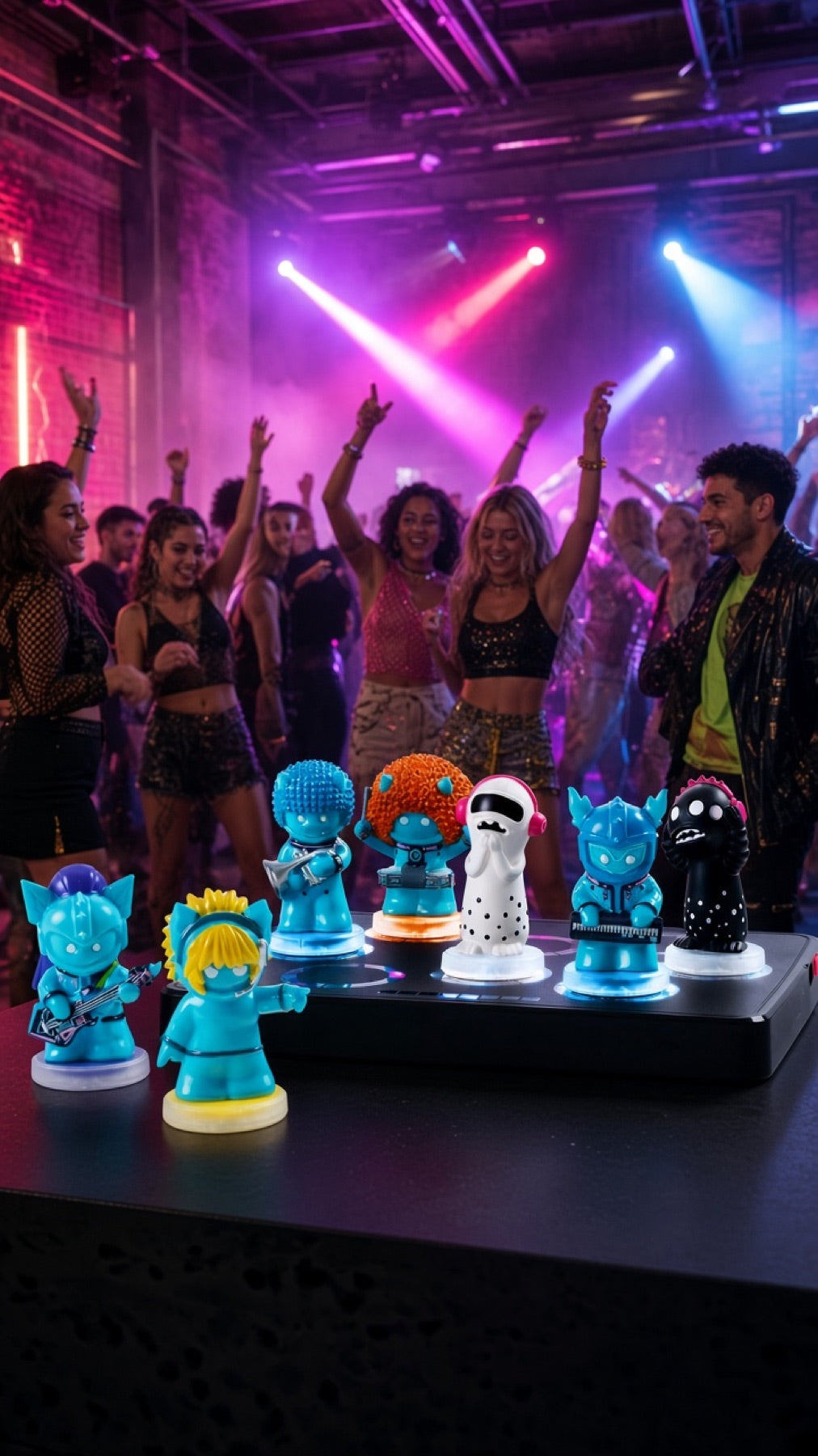 DJ Set on stage at a party